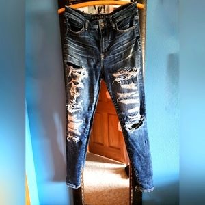 American Eagle.  Distressed. Stretch. As shown. No tag. Size 30/29.